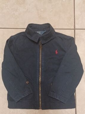 Polo By Ralph Lauren Navy Twill Jacket, Kids Size 4